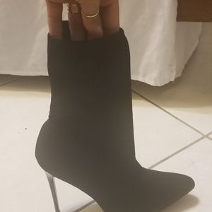 Socks black boot